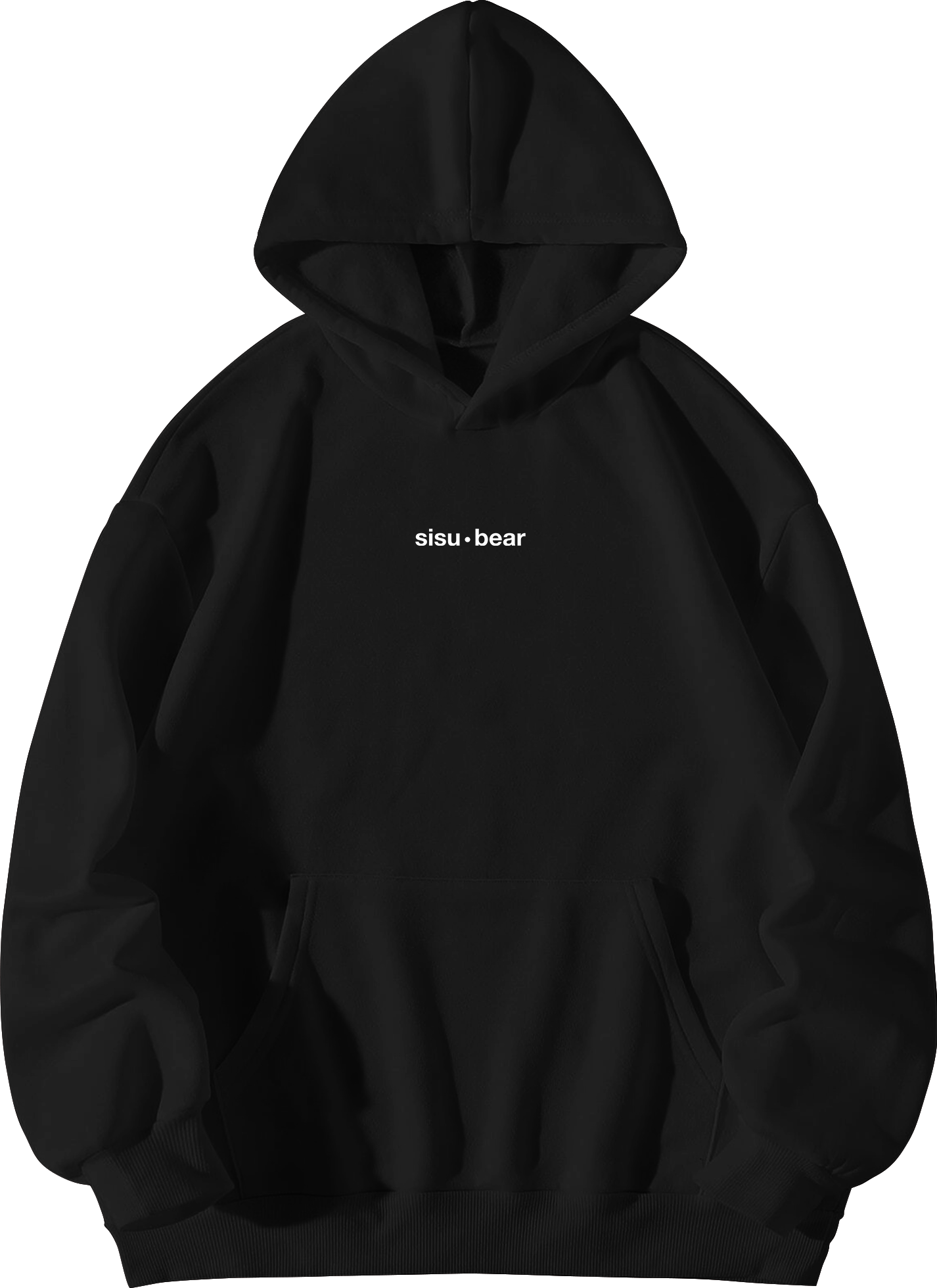 Polerón Negro Oversize